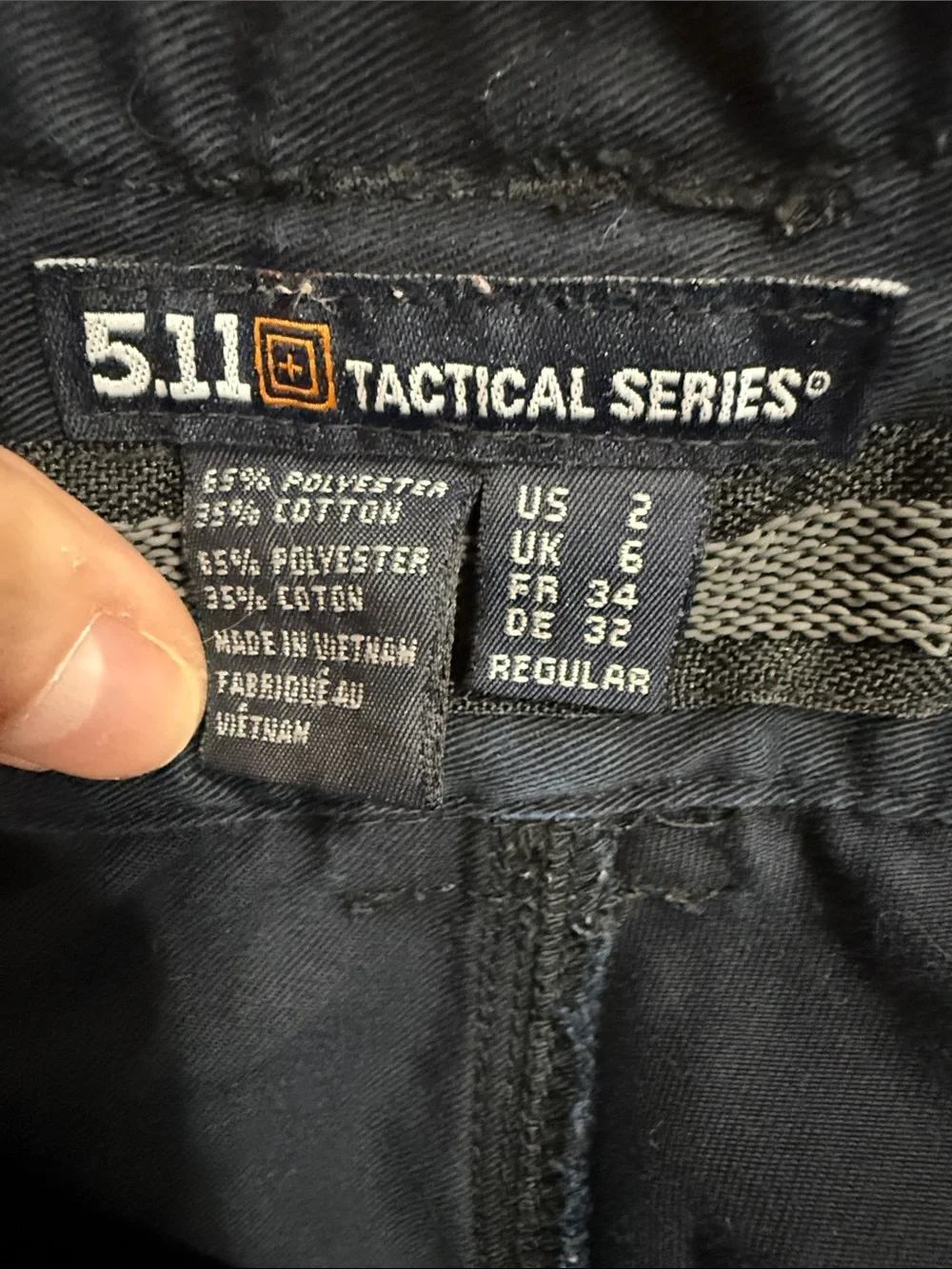 5.11 Tactical Taclite Pro Pants Womens 2 Navy Ripstop Cargo Utility EMS Hiking